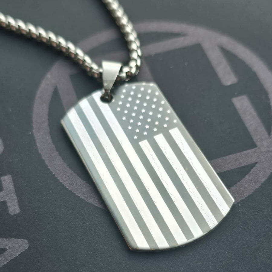Army Style American Necklace