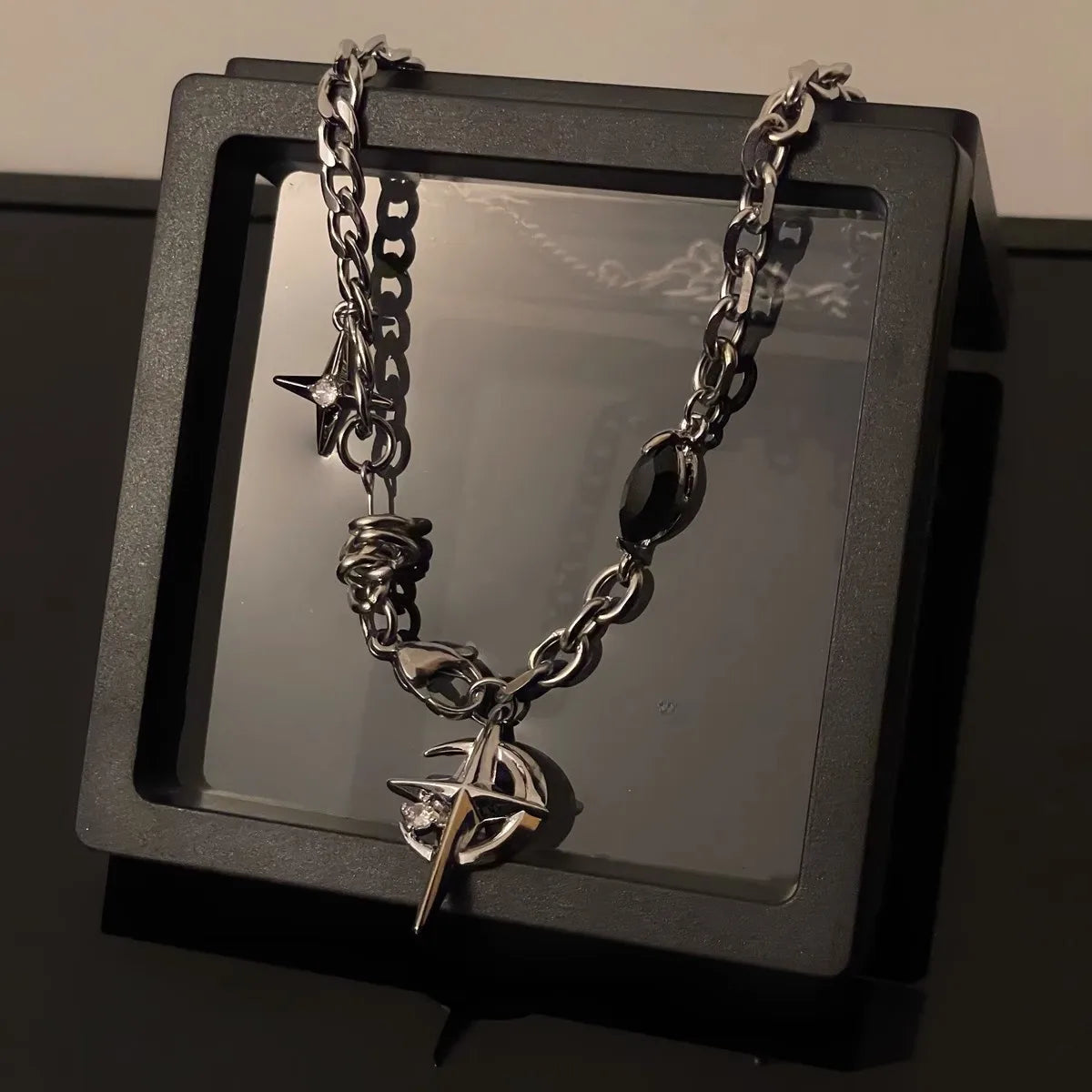 Star Titanium Steel Necklace Unisex | Casual Long-Lasting Plated Jewelry