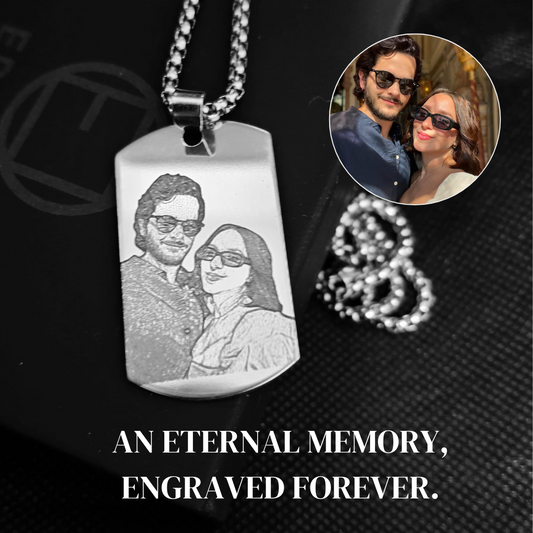 Custom Engraved Photo Necklace – A Meaningful and Unique Gift