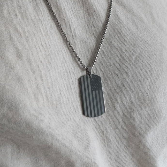 Dog Tag Necklace for Men