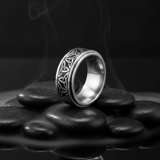 Basic Geometric Titanium Steel 18K Gold Plated Men'S Rings