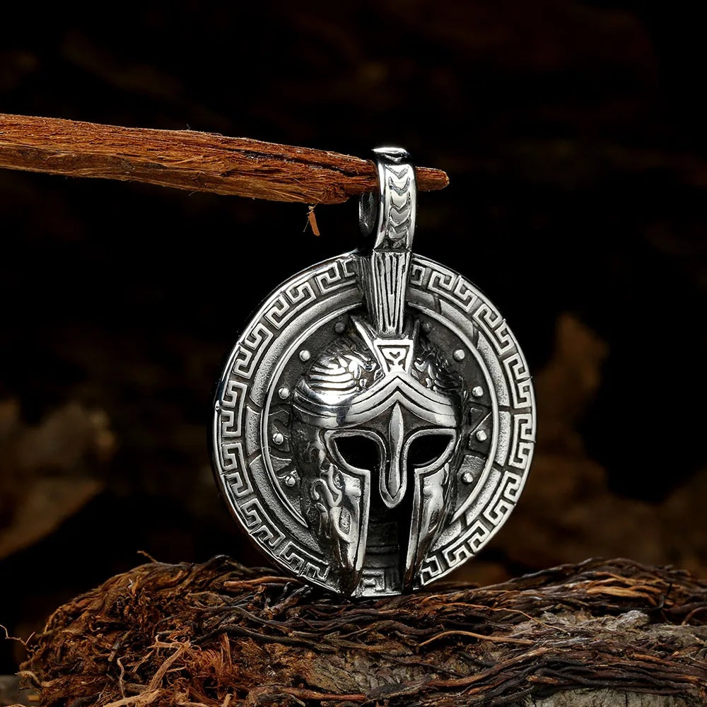 Spartan (Corinthian) Helmet Pendant Necklace
