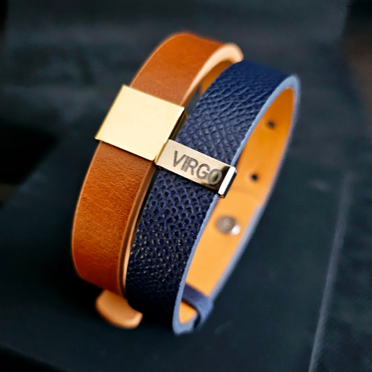 Custom Leather Bracelet for Men and Women | Personalized Engraving