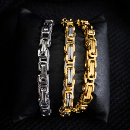 Hip Hop Link Bracelet – 304 Stainless Steel Chain Bracelet for Men