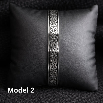 Viking Celtic Knot Bracelet – Nordic Titanium Steel Cuff for Men