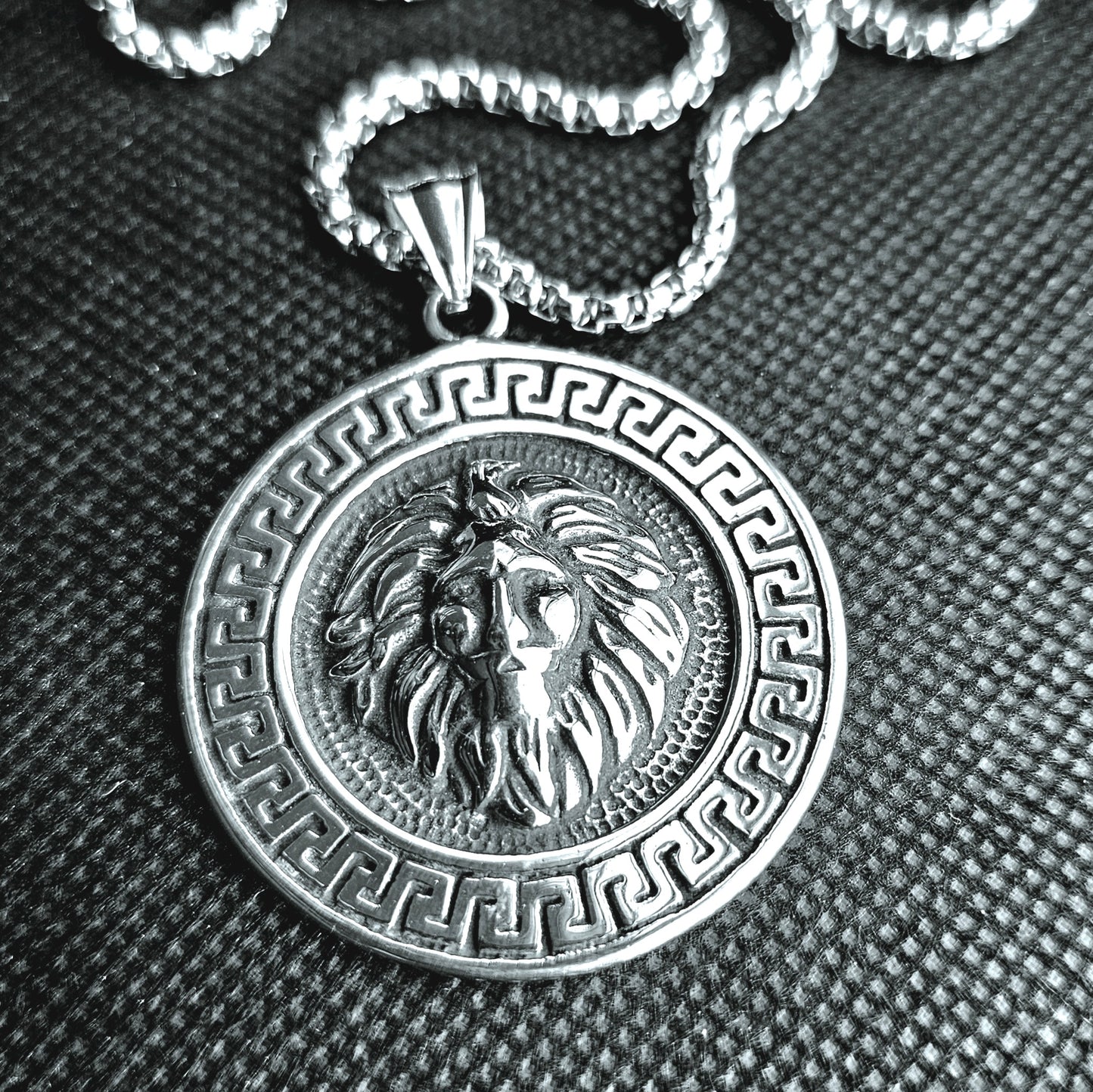 Stainless Steel Lion Necklace