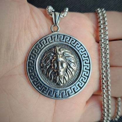 Stainless Steel Lion Necklace