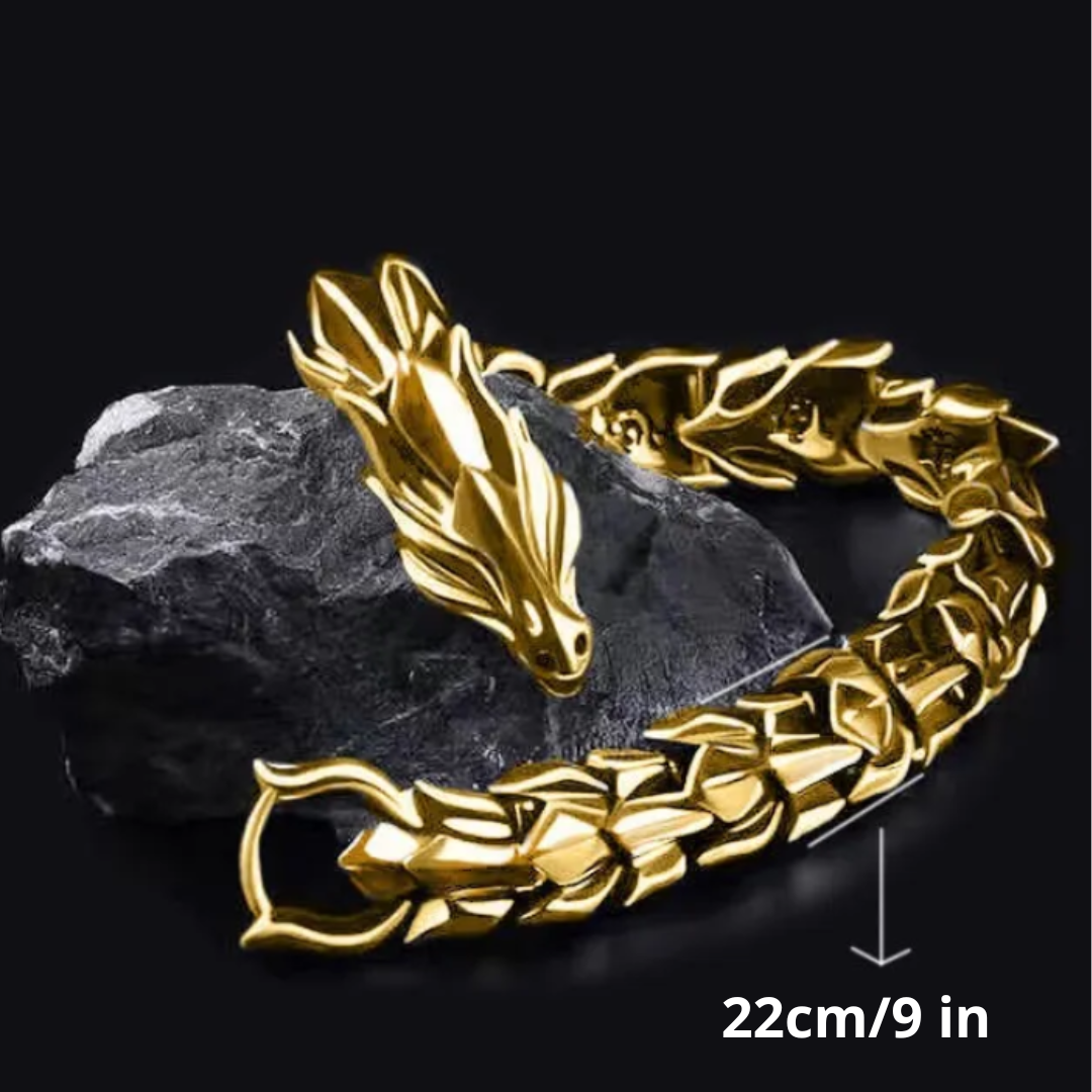 Punk Dragon Alloy Plating Men's Bracelets