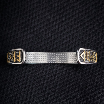 Viking Rune Bracelet with Valknut – Nordic Style Stainless Steel Men’s Bracelet