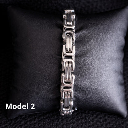 Hip Hop Link Bracelet – 304 Stainless Steel Chain Bracelet for Men