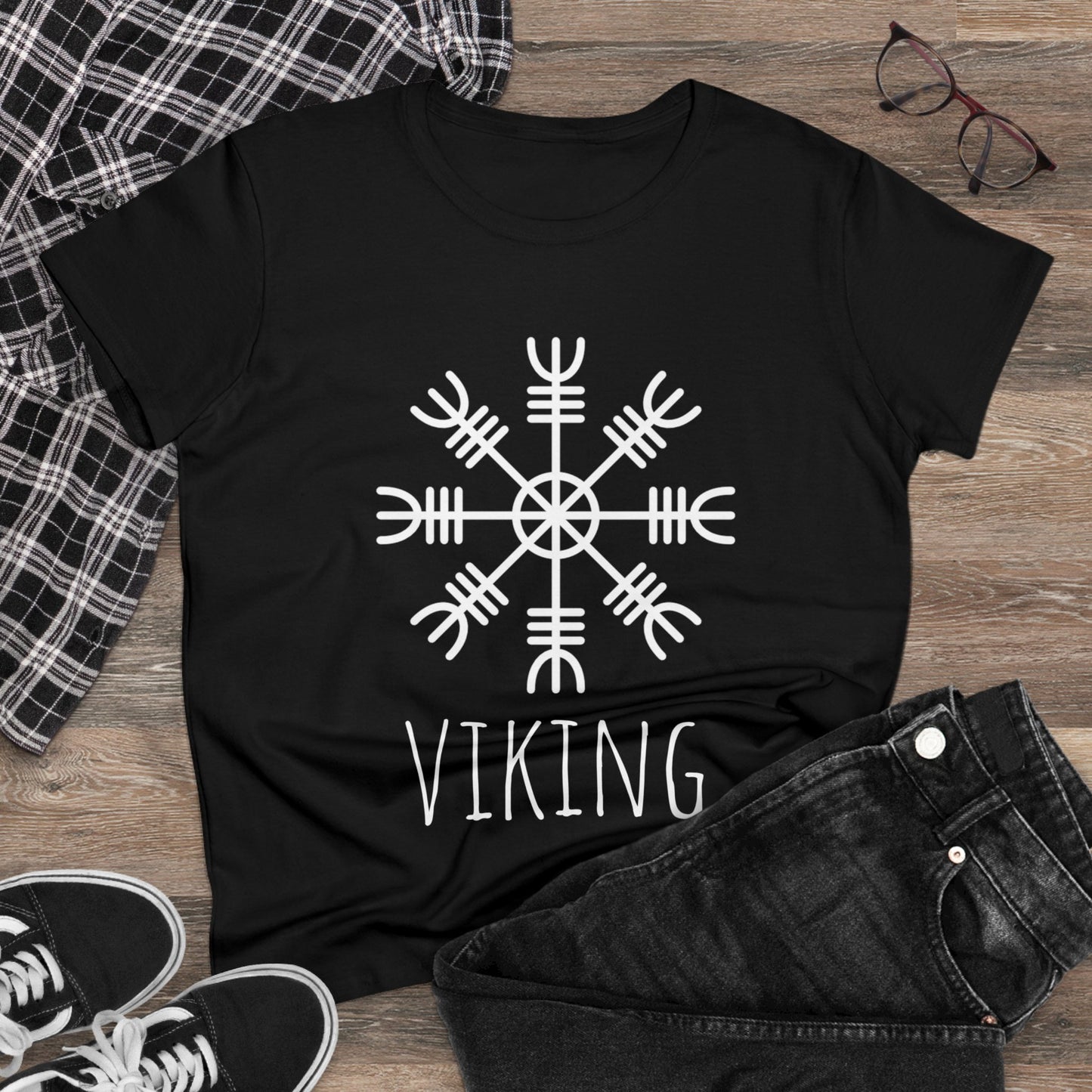 Viking Compass Nordic Rune T-Shirt Various Sizes & Colours