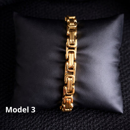Hip Hop Link Bracelet – 304 Stainless Steel Chain Bracelet for Men