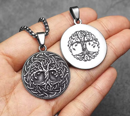 Tree of Life Necklace for Women Stainless Steel.