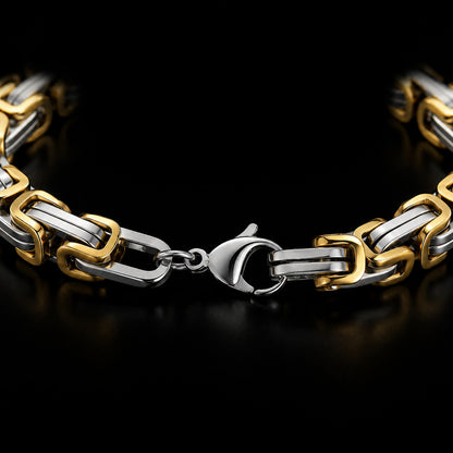 Hip Hop Link Bracelet – 304 Stainless Steel Chain Bracelet for Men