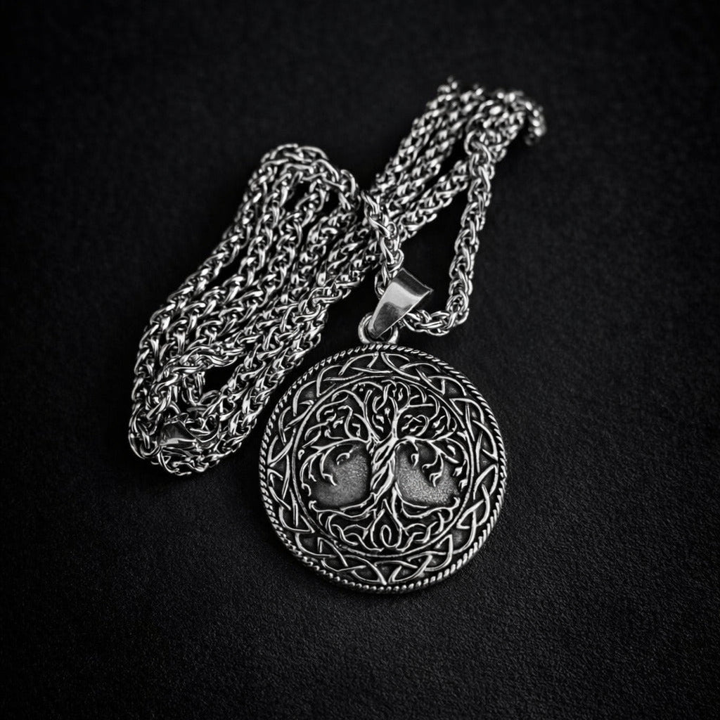 Tree of Life Necklace for Women Stainless Steel.