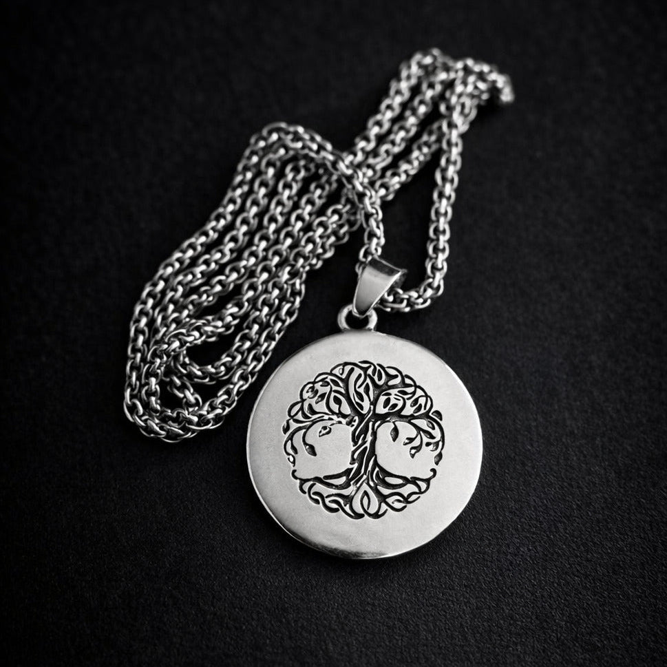 Tree of Life Necklace for Women Stainless Steel.