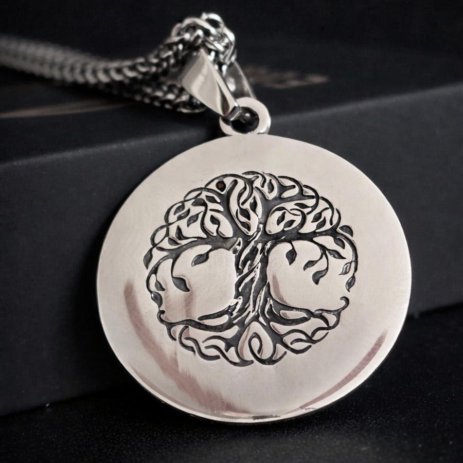 Tree of Life Necklace for Women Stainless Steel.