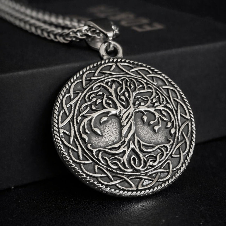 Tree of Life Necklace for Women Stainless Steel.