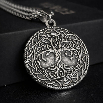 Tree of Life Necklace for Women Stainless Steel.