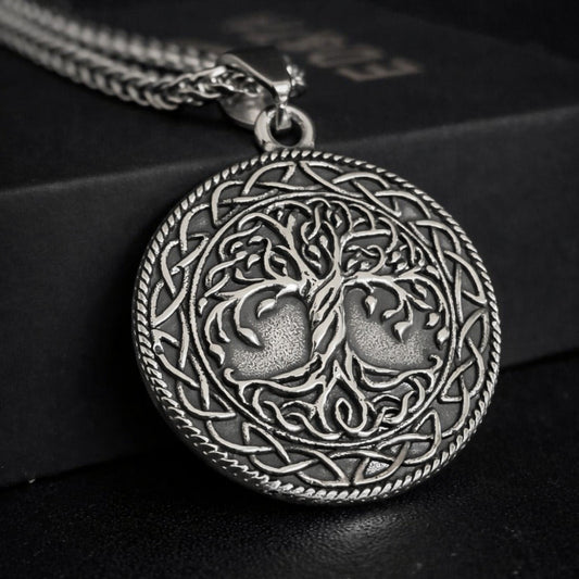 Tree of Life Necklace for Women Stainless Steel.
