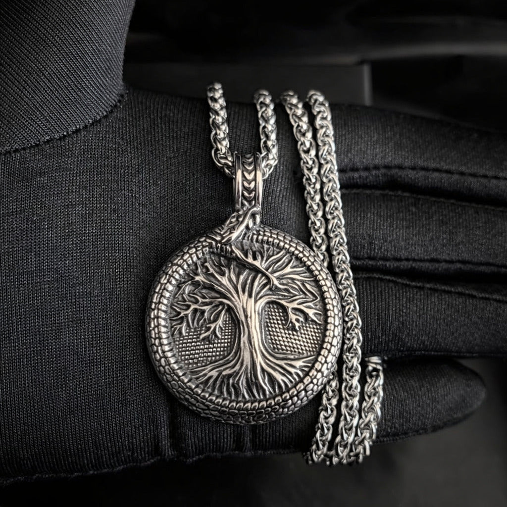 Tree of Life Pendant Necklace with helm of awe