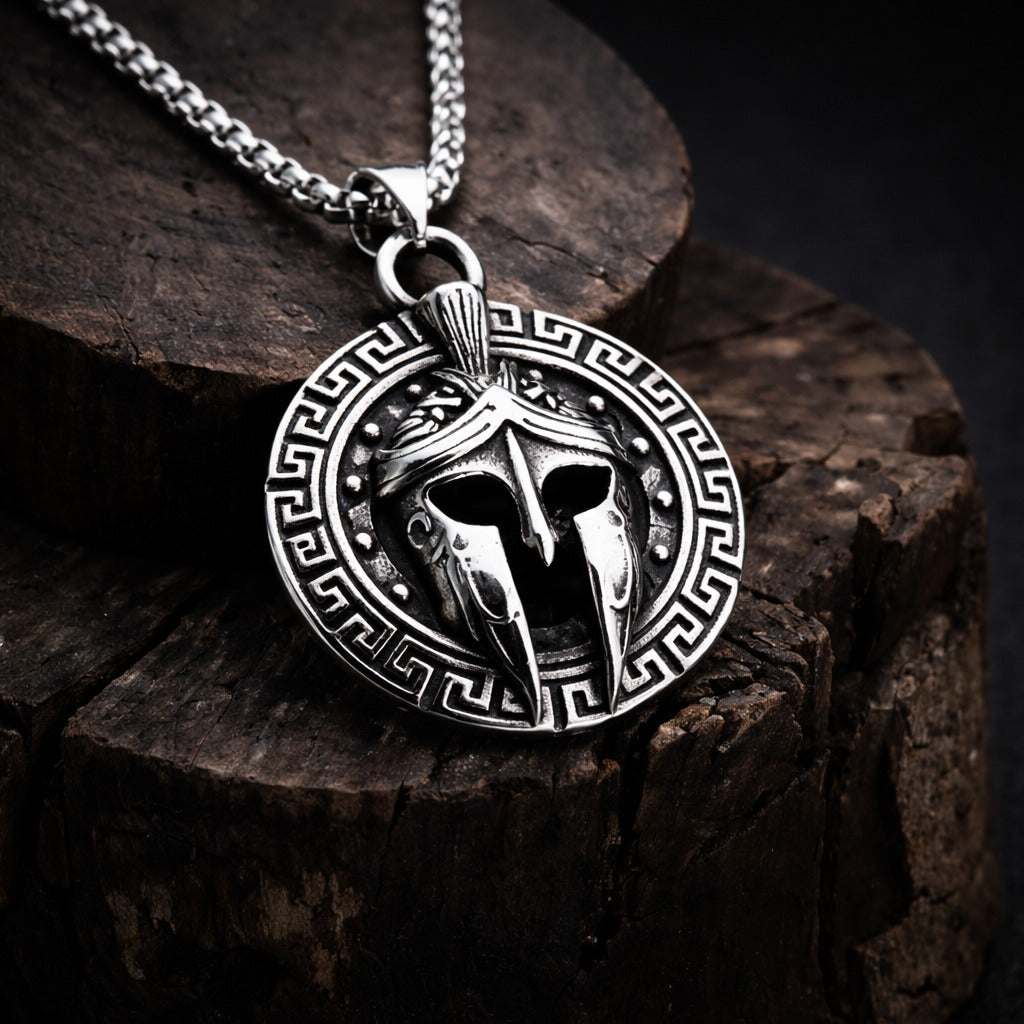 Spartan (Corinthian) Helmet Pendant Necklace