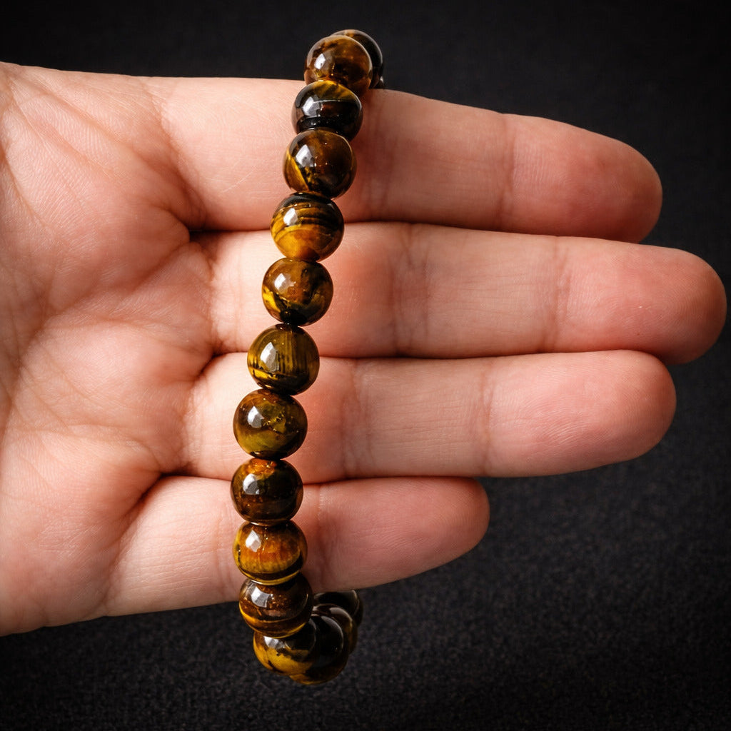 Tiger eye bracelet for men.