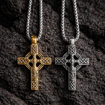 Celtic Cross Stainless Steel Necklace