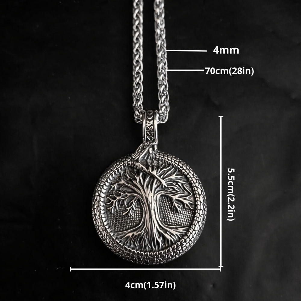 Tree of Life Pendant Necklace with helm of awe