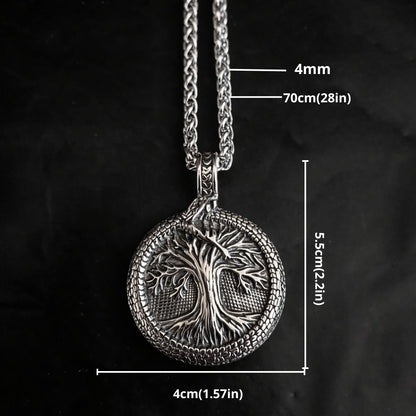 Tree of Life Pendant Necklace with helm of awe