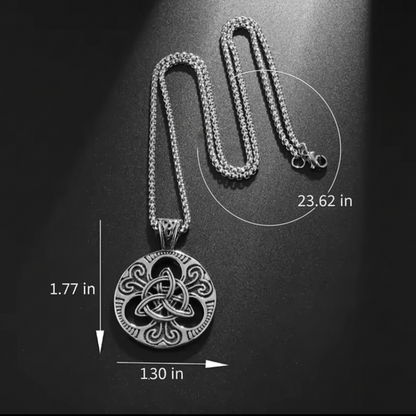 Celtic Trinity Knot Stainless Steel Necklace
