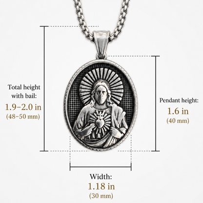 Sacred Heart of Jesus Necklace