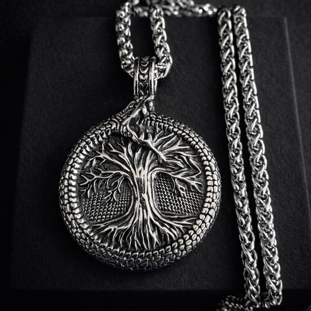 Tree of Life Pendant Necklace with helm of awe