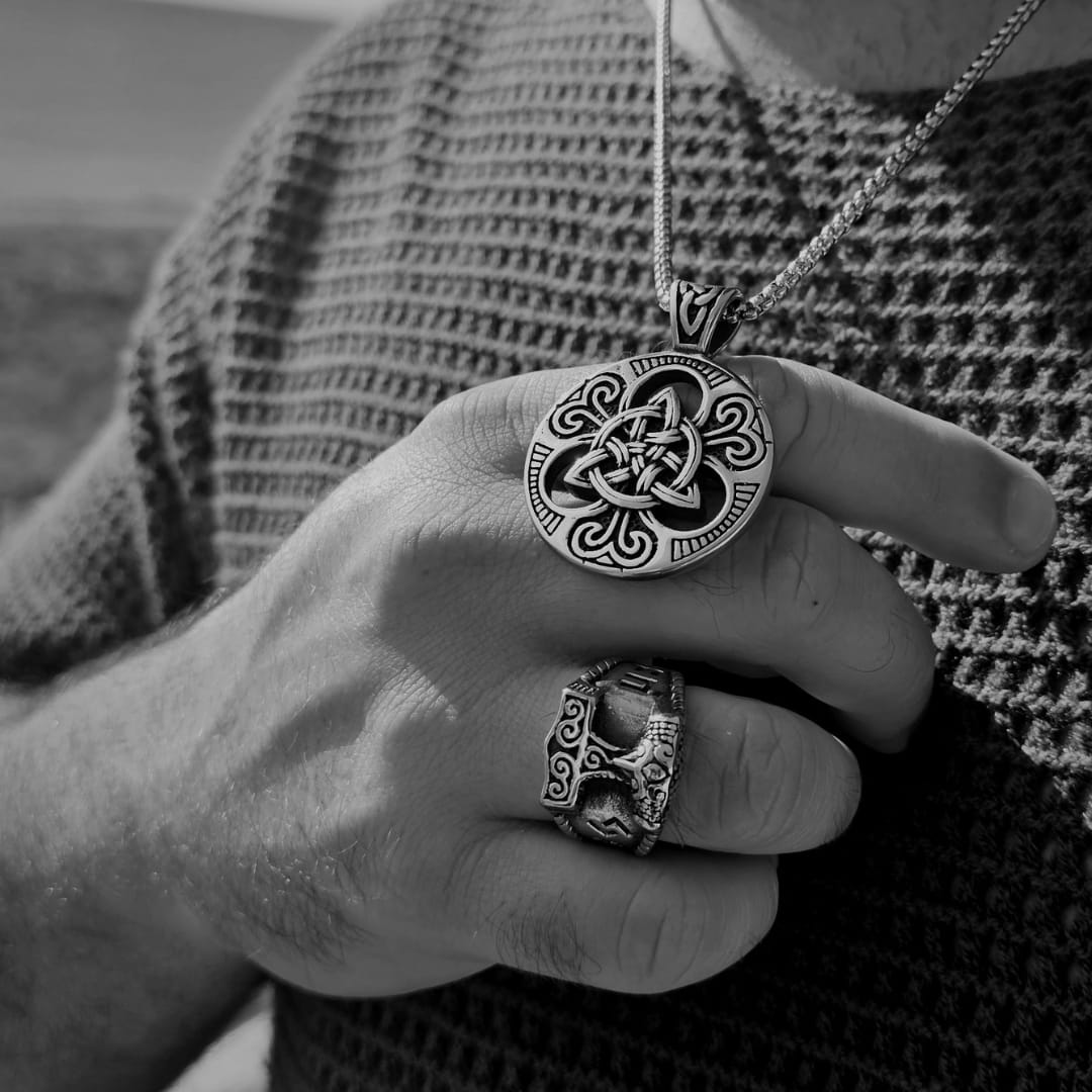 Celtic Trinity Knot Stainless Steel Necklace