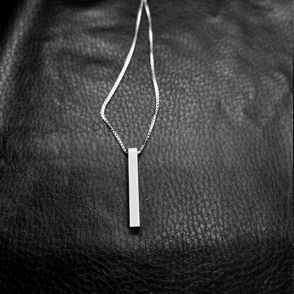 Stainless Steel Bar Necklace