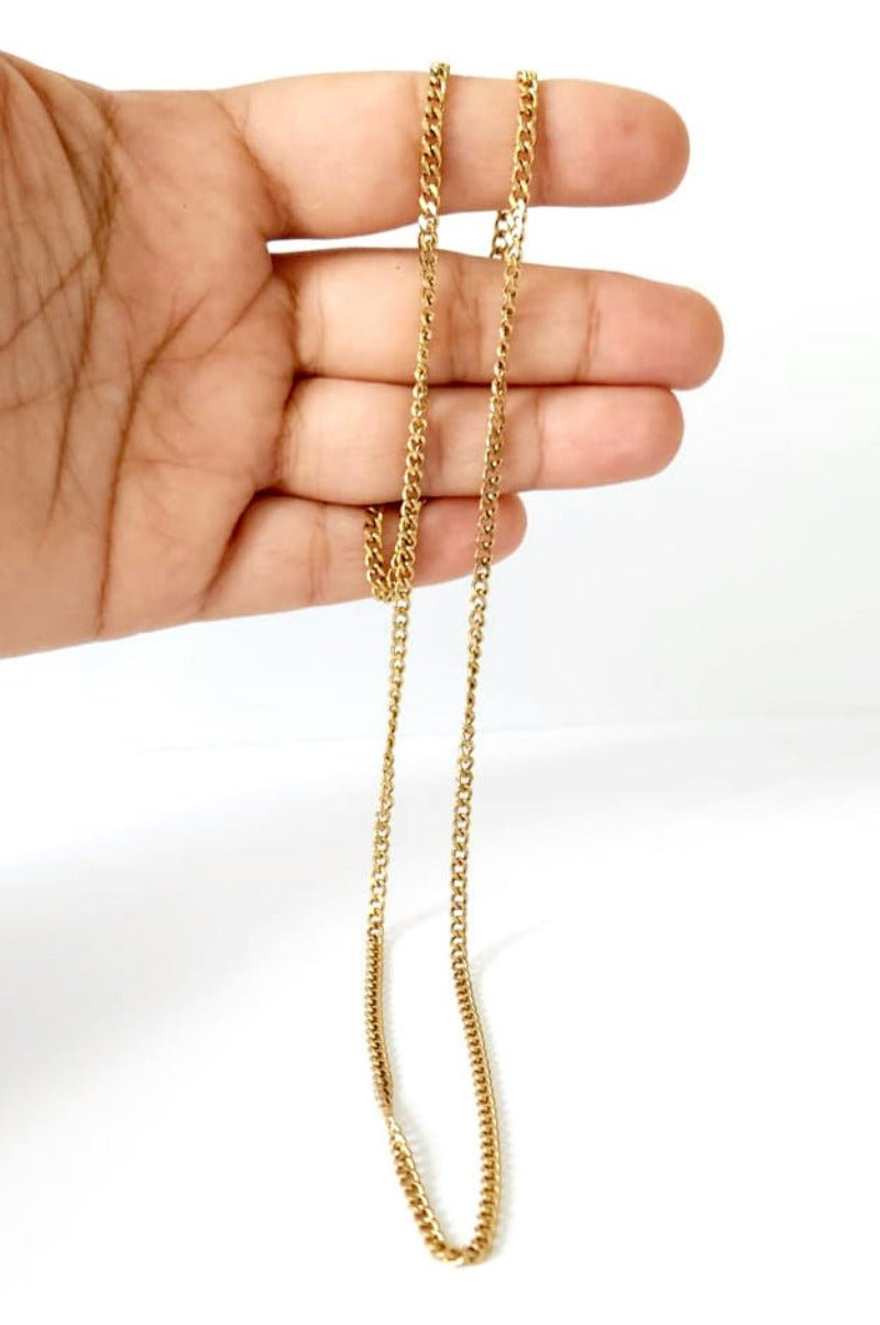 Gold Cuban Link Necklace - Ed&Ta