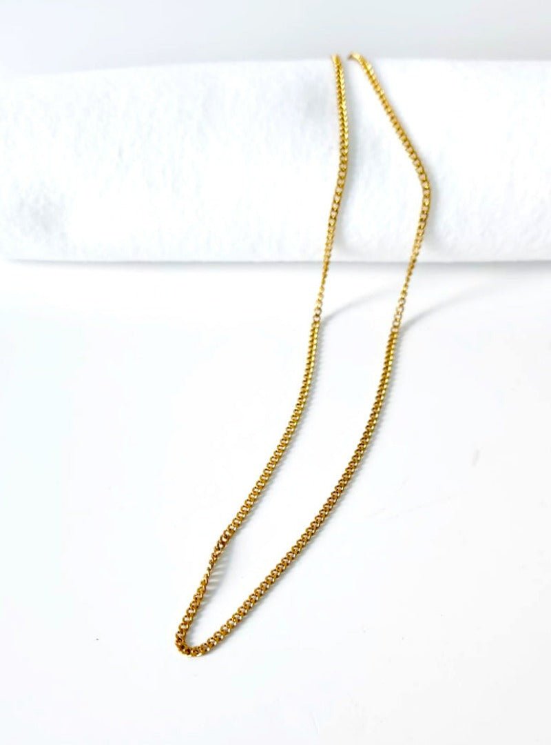 Gold Cuban Link Necklace - Ed&Ta