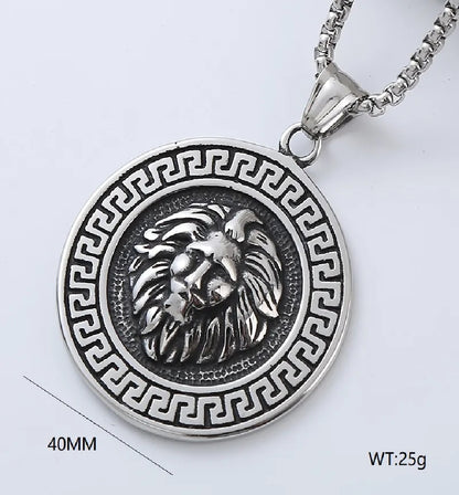 Stainless Steel Lion Necklace