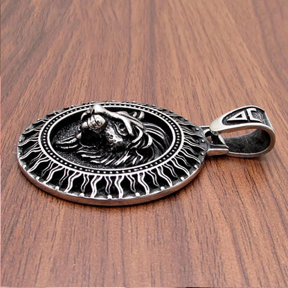 Men's Lion Pendant 316L Stainless Steel Necklace