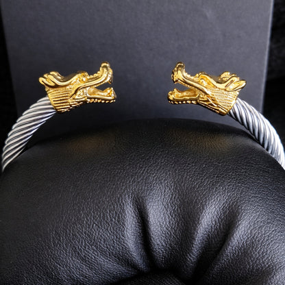 Dragon Head Bracelet – Multi-Color Finish, Bold & Masculine Style