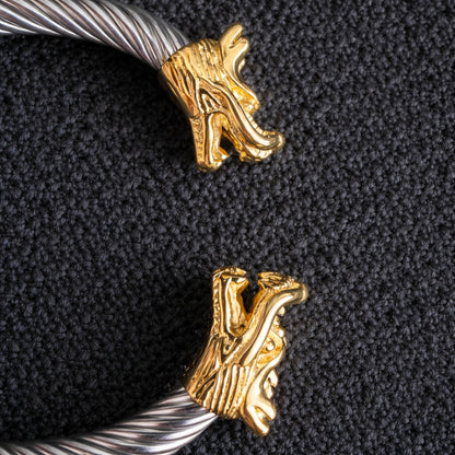 Dragon Head Bracelet – Multi-Color Finish, Bold & Masculine Style