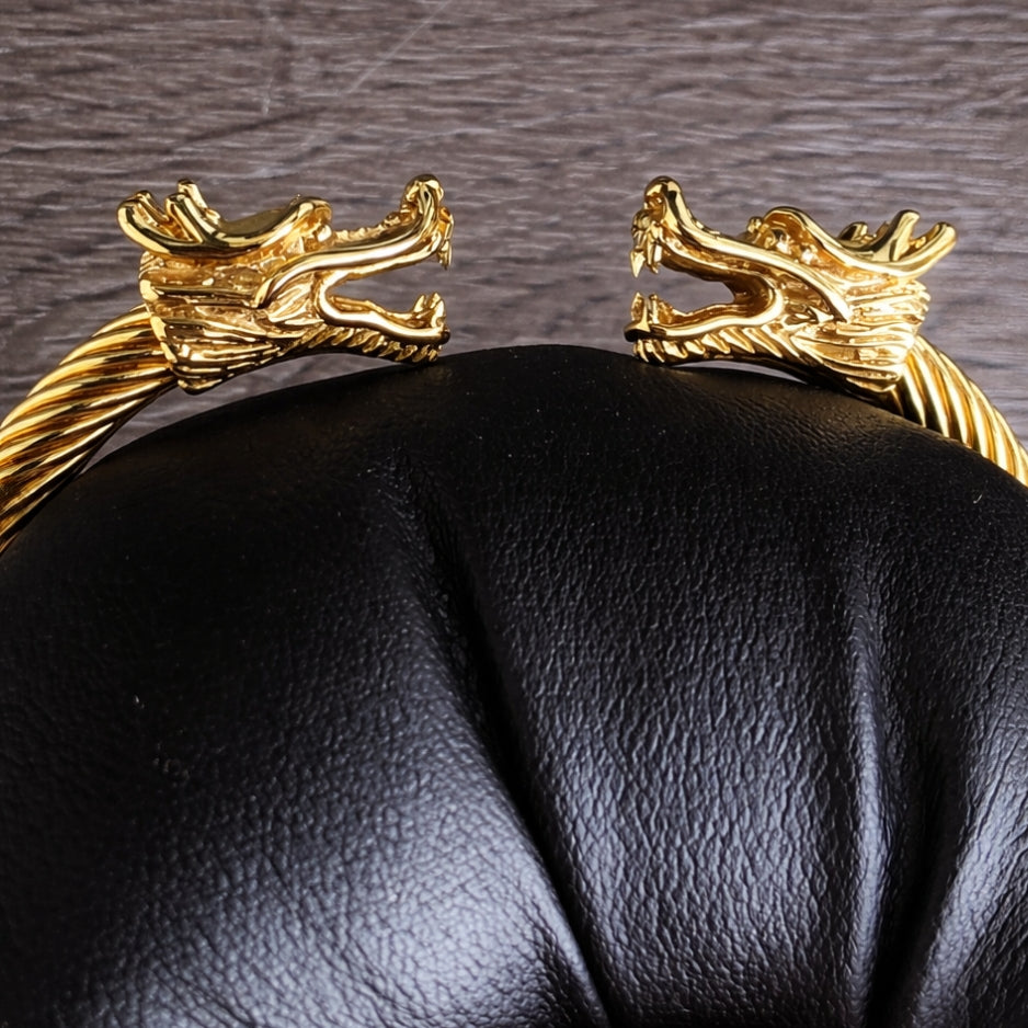 Dragon Head Bracelet – Multi-Color Finish, Bold & Masculine Style