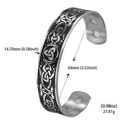 Men's Viking Knot Stainless Steel Bracelet - Ed&Ta