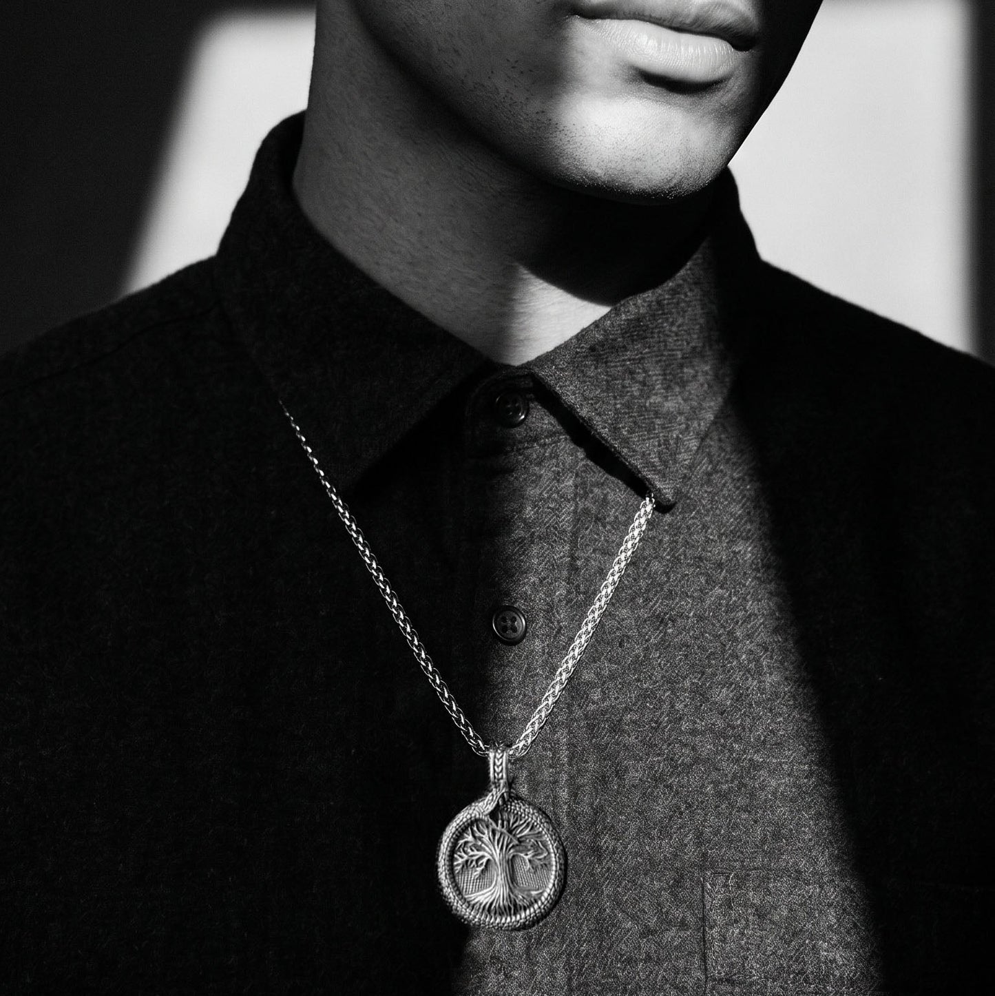 Tree of Life Pendant Necklace with helm of awe