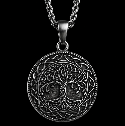 Tree of Life Necklace for Women Stainless Steel.