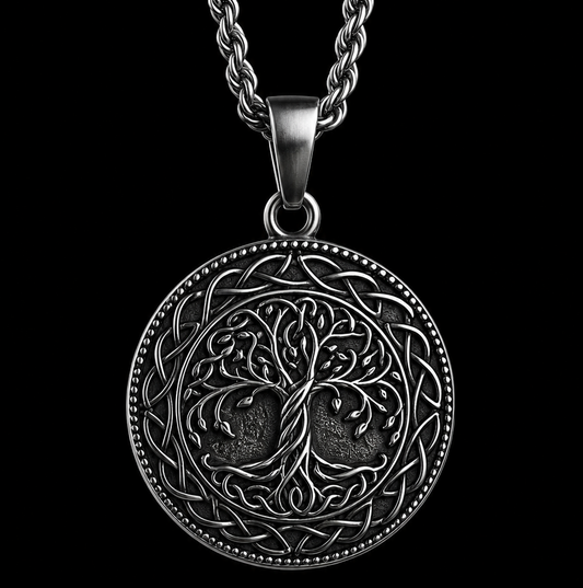 Tree of Life Necklace for Women Stainless Steel.