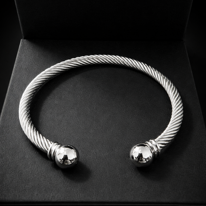 Hip Hop Geometric Bracelet for Men – 304 Steel 18K Gold Plated | Gold Silver