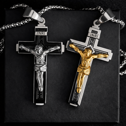 Jesus Crucifix Pendant for Men