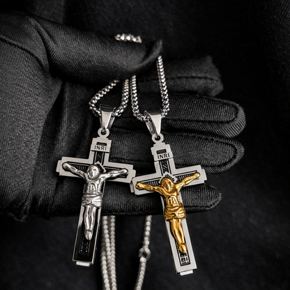 Jesus Crucifix Pendant for Men
