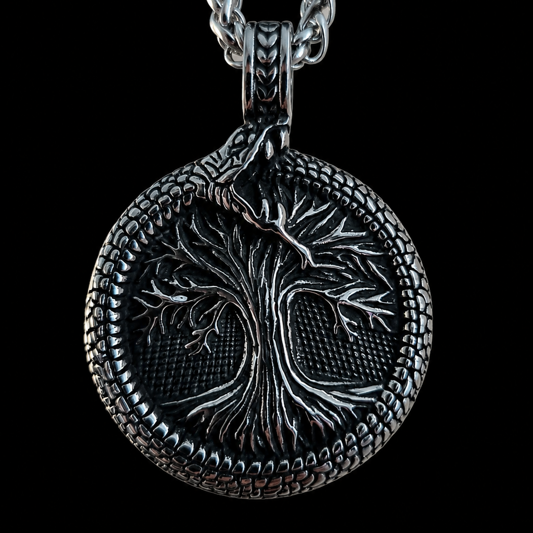 Tree of Life Pendant Necklace with helm of awe